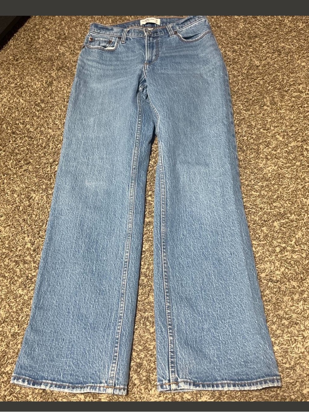 Abercrombie and Fitch Curve Love baggy jean 25/0R